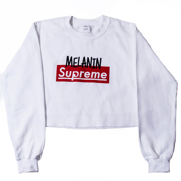 Melanin Supreme Crop Sweatshirt