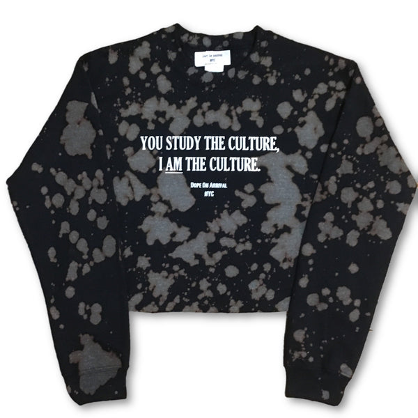 I AM The Culture crop sweatshirt